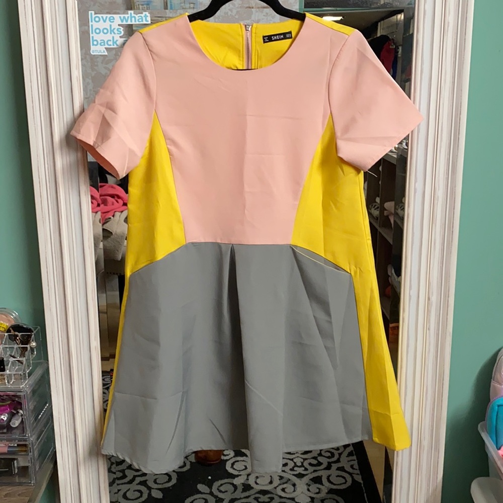Shein Colorblock Dress